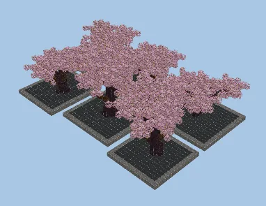 Custom Jungle Trees Pack Minecraft schematic