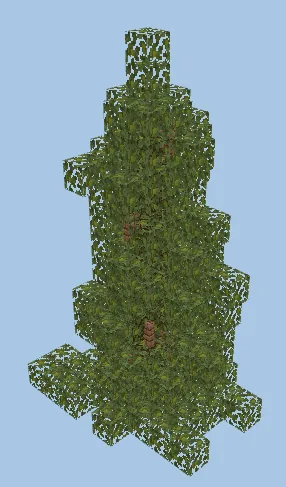 Custom Spruce Tree Minecraft schematic