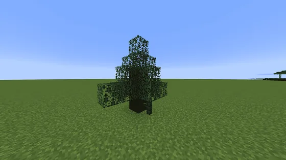 Custom Spruce Tree Design Minecraft schematic
