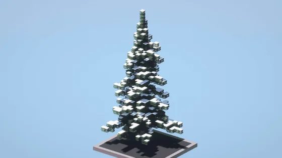 Custom Spruce Trees Minecraft Pack Minecraft schematic
