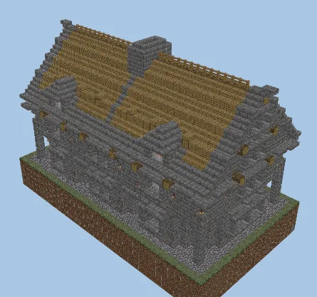 Customs Station Building Minecraft schematic preview