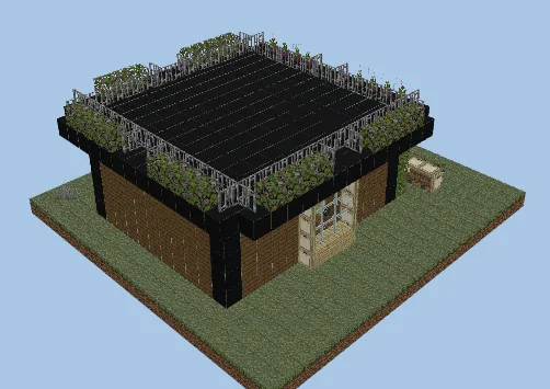 Cute Flower Shop Schematic Minecraft schematic preview