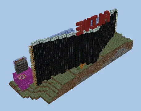 Daft Punk Alive 2007 Concert Stage Minecraft schematic