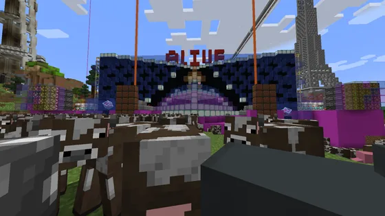 Daft Punk Alive 2007 Concert Stage Minecraft schematic