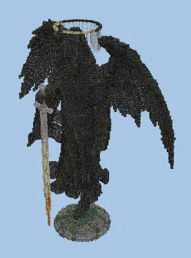 Dark Angel Statue Minecraft schematic
