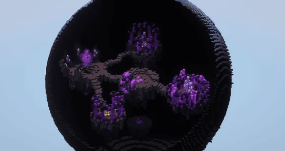 Dark Fantasy Server Lobby Minecraft schematic