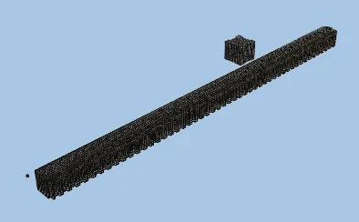 Dark Matter Box Structure Minecraft schematic