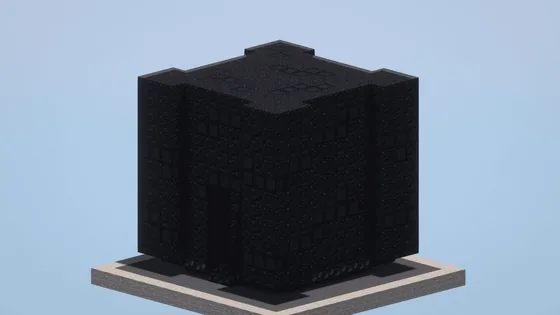 Dark Matter Box Structure Minecraft schematic