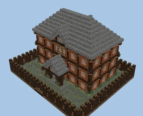 Dark Oak Forest House Minecraft schematic