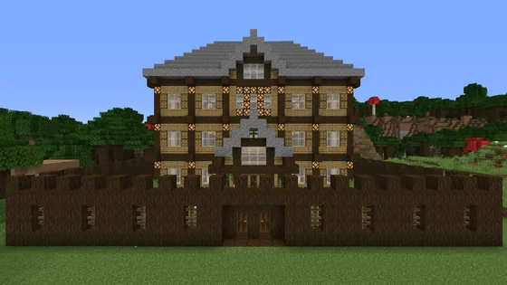 Dark Oak Forest House Minecraft schematic