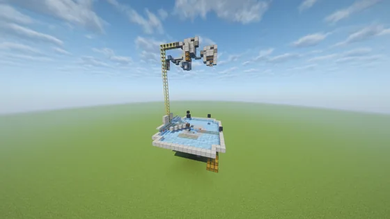 Dark Oak Tree Farm Design Minecraft schematic