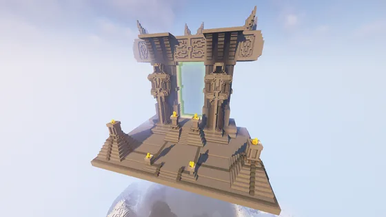 Dark Portal Structure Minecraft schematic