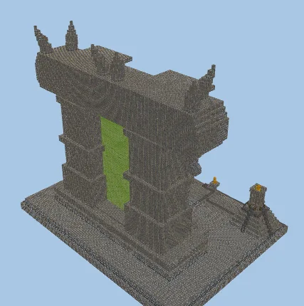 Dark Portal Structure Minecraft schematic