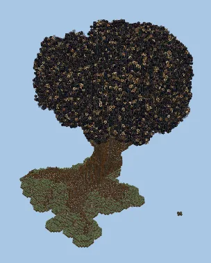 Dark Tree Structure Minecraft schematic