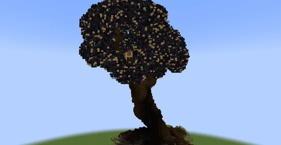 Dark Tree Structure Minecraft schematic