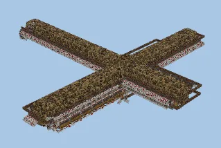 Dark Wood Storage With Deco Minecraft schematic