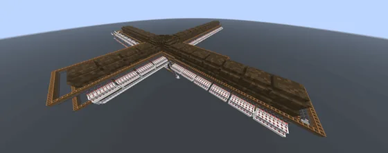 Dark Wood Storage With Deco Minecraft schematic