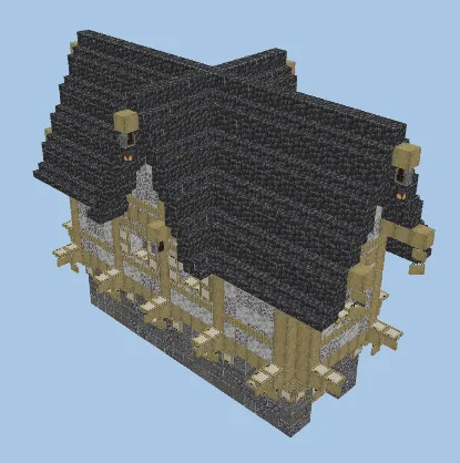 Decorated Survival Medieval Home Minecraft Schematic Minecraft schematic preview