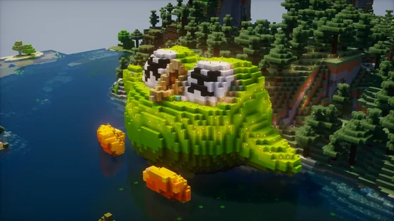 Decorated Witch Farm and Storage Minecraft schematic