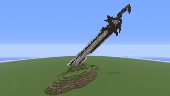 Decorative Guardian Sword Minecraft schematic