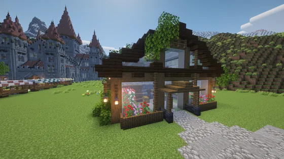 Decorative Honey and Bee Farm Build Minecraft schematic