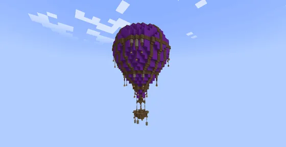 Decorative Hot Air Balloon Minecraft schematic