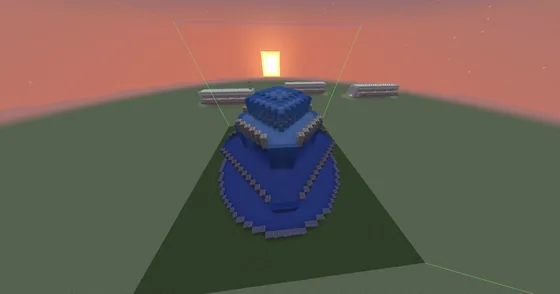 Decorative Water Fountain Minecraft schematic