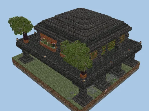 Deepslate House Minecraft schematic
