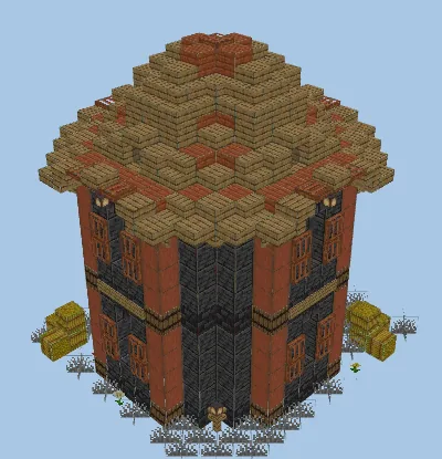 Deepslate Medieval Tower Design Minecraft schematic preview