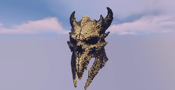Demon King Skull Structure Minecraft schematic
