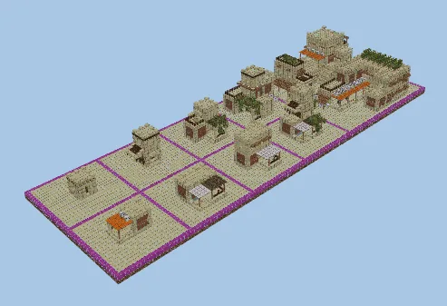 Desert House Upgrades Minecraft schematic