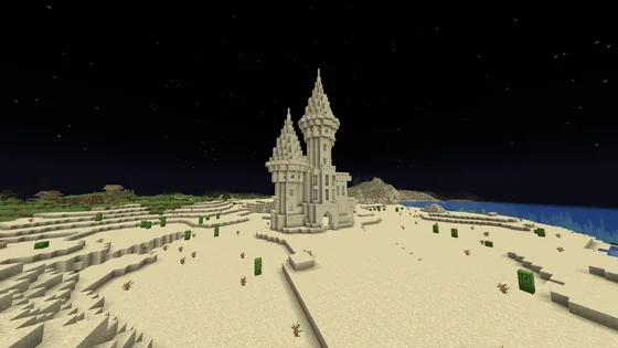 Desert Sand Castle Minecraft schematic