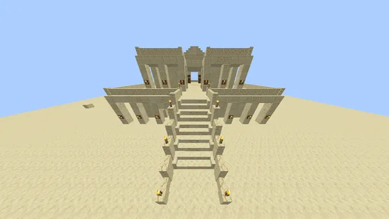Desert Trading Post Minecraft schematic