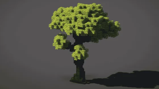 Detailed Large Custom Minecraft Tree Schematic Minecraft schematic