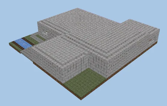 Detailed Modern House Design Minecraft schematic
