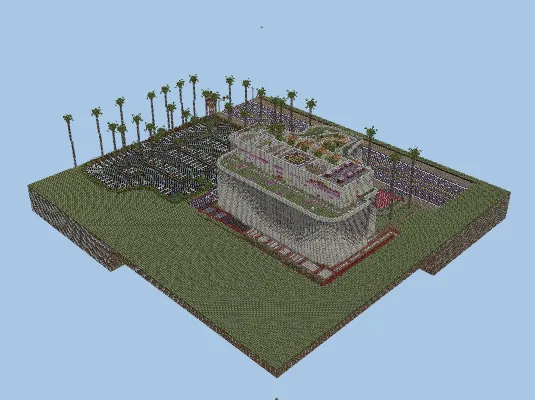 Diamond Casino GTA5 Heist Build Minecraft schematic