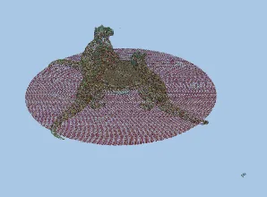 Dinosaurs Playing Poker Minecraft schematic