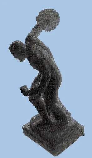 Discobolus Statue Minecraft schematic preview