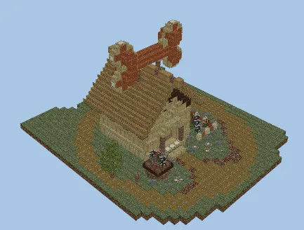 Dog House and Bone Minecraft schematic