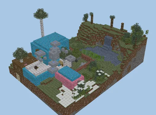 Dog House Design Minecraft schematic