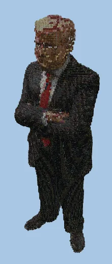 Donald Trump Statue Minecraft schematic