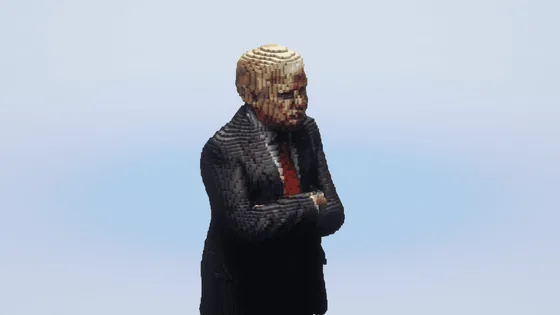 Donald Trump Statue Minecraft schematic