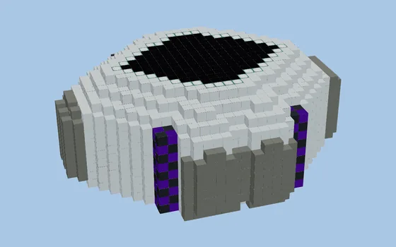 Donut SMP Gamble Base Schematic with Pearl Stasis Chambers Minecraft schematic