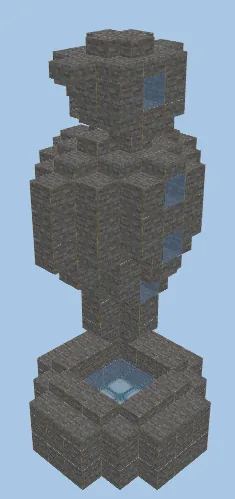 Dota 2 Radiant Tower Replica Minecraft schematic
