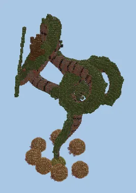 Dragon Ball Shenron Minecraft Statue Build Minecraft schematic