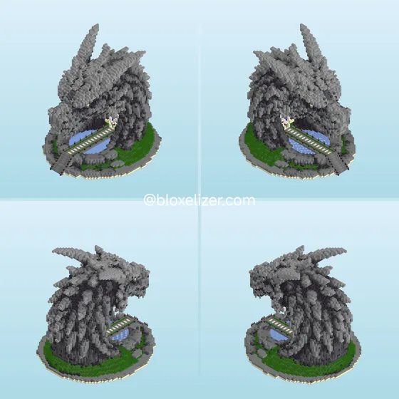 Dragon Portal Structure Minecraft schematic