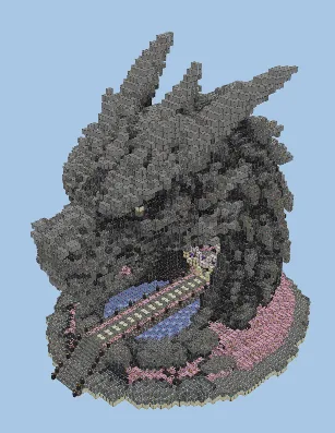 Dragon Portal Structure Minecraft schematic