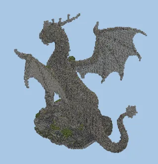 Dragon Structure Minecraft schematic preview