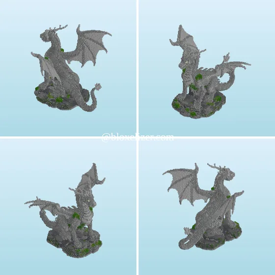 Dragon Structure Minecraft schematic