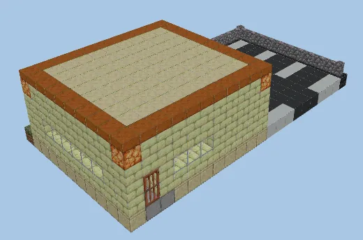 Dream Police Station Structure Minecraft schematic